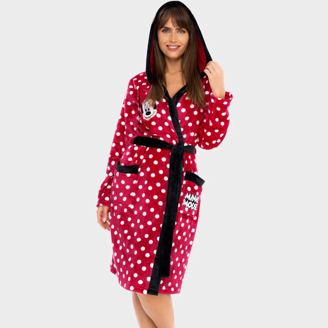 Womens Minnie Mouse Dressing Gown - Image 3